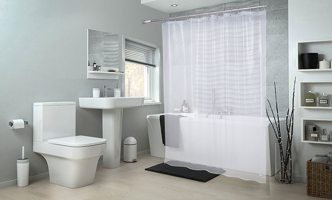 Product Photography studio-Shower Curtain product photography case study by Jonemoo Studio in China.