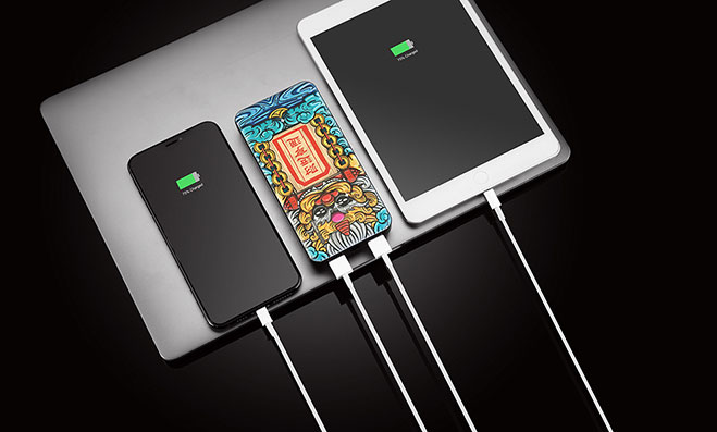 Chinoiserie Powerbank product photography case study by Jonemoo Studio in China.
