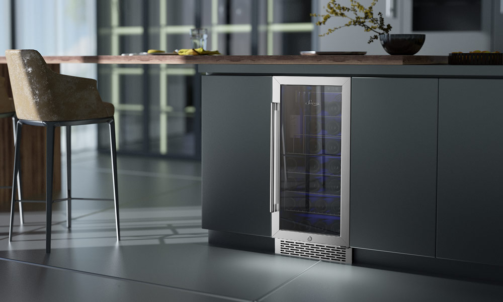 Wine Cooler Product Photography Make product photography case study by Jonemoo Studio in China, created for e-commerce, brand websites, advertising, and product launch visuals.